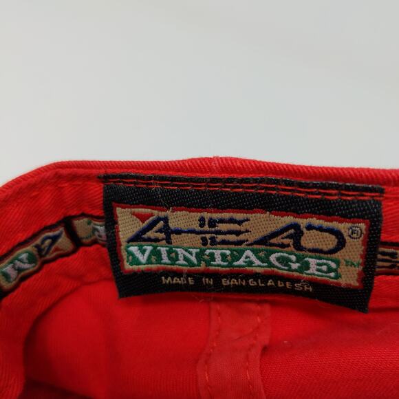 Las Vegas Bear's Best Golf Course Dobber Slideback Hat Embroidered Logo Red - Picture 13 of 13